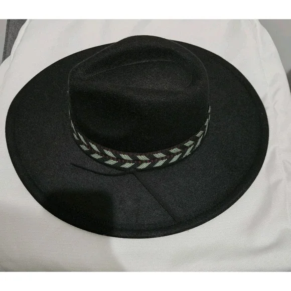 Free People Kimi Rancher Hat Black OS NWOT